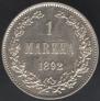 1 markka 1892 year
