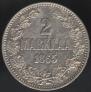 2 markkaa 1865 year