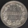 2 markkaa 1870 year