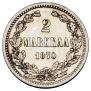 2 markkaa 1870 year