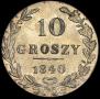 10 groszy 1840 year