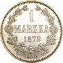 1 markka 1872 year