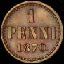 1 penni 1870 year