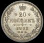 20 kopecks 1902 year