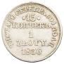 15 копеек - 1 злотый 1836 года