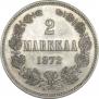 2 markkaa 1872 year