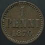 1 penni 1870 year