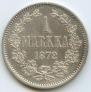 1 markka 1872 year