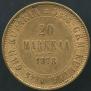 20 markkaa 1878 year