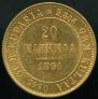 20 markkaa 1891 year