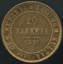 20 markkaa 1891 year