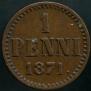 1 penni 1871 year