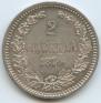 2 markkaa 1870 year