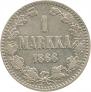 1 markka 1866 year