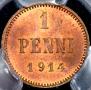 1 пенни 1914 года