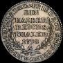 Ein halber reichsthaler 1798 year