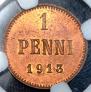 1 penni 1913 year