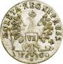 6 groszy 1760 year