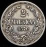 2 markkaa 1870 year