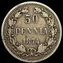 50 pennia 1874 year