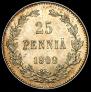 25 pennia 1909 year