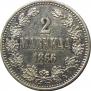 2 markkaa 1866 year