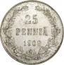 25 pennia 1909 year