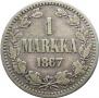 1 markka 1867 year