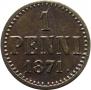 1 penni 1871 year