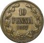 10 pennia 1897 year