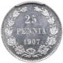 25 pennia 1907 year