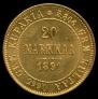 20 markkaa 1891 year