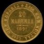 20 markkaa 1891 year