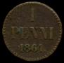 1 penni 1864 year