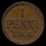 1 penni 1866 year