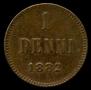 1 пенни 1882 года