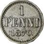 1 penni 1870 year