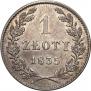 1 złoty 1835 year