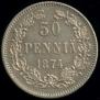 50 pennia 1874 year