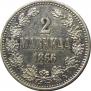 2 markkaa 1866 year