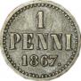 1 penni 1867 year