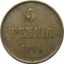 5 пенни 1906 года