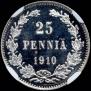 25 pennia 1910 year
