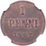 1 penni 1901 year