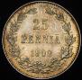 25 pennia 1909 year
