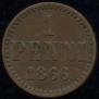 1 penni 1866 year