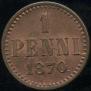 1 penni 1870 year