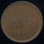 1 penni 1874 year