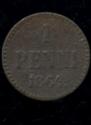 1 penni 1864 year