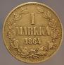 1 markka 1864 year